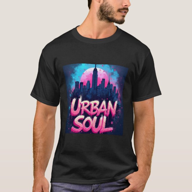 Camiseta Arte de Grafite Urbano | Neon Streetwear Digital (Frente)