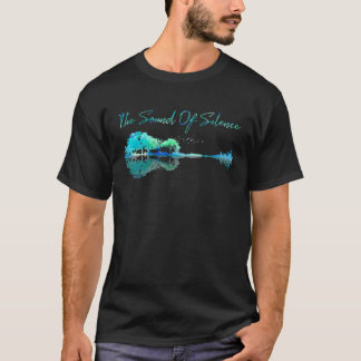 Camiseta Arte de Guitarra O Som do Silêncio Guitarra Natur