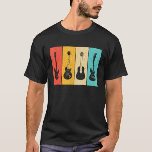 Camiseta Arte de guitarrista vintage legal para homens e mu