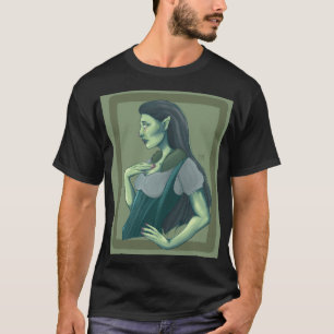 Camiseta Arte de Histórias em Quadrinhos do Zombie Elf Fant