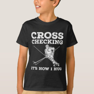 Camiseta Arte De Hóquei No Gelo Divertida Para Homens Crian