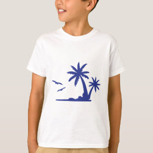 Camiseta Arte de Ilhas Tropicais
