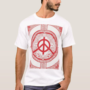 Camiseta Arte de Impressão de Design de Padrão Tradicional 