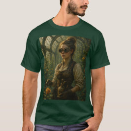 Camiseta Arte de Jardineira Steampunk Vitoriana
