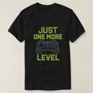 Camiseta Arte de Jogador de Mais Um Nível