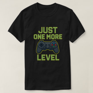 Camiseta Arte de Jogador de Mais Um Nível