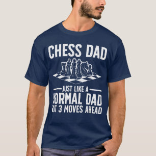 Camiseta Arte de jogador de xadrez legal para homens Pai Ca