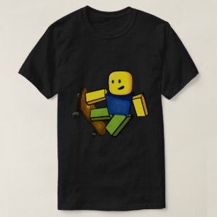 Camiseta Arte de jogo Noob Meme de skatista em blocos