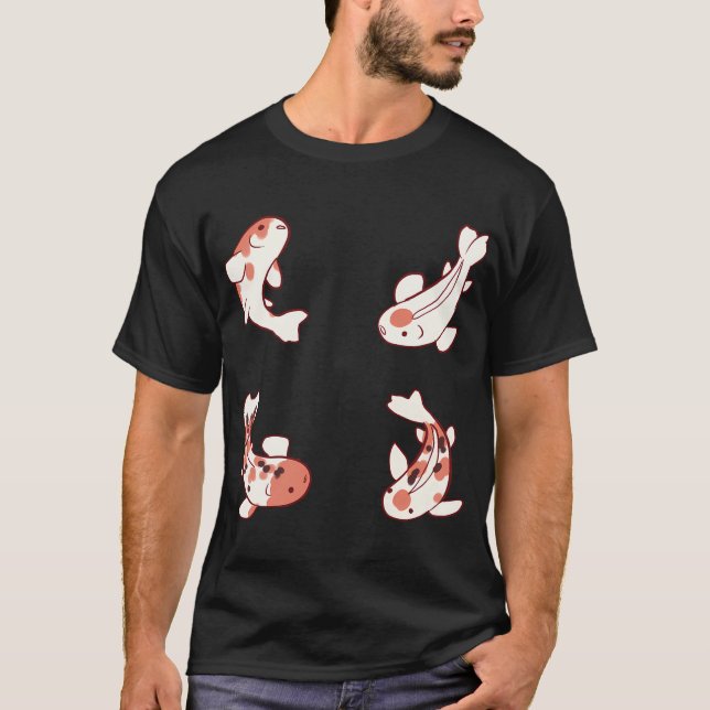 Camiseta arte de koi (Frente)