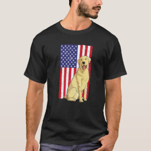 Camiseta Arte de Labrador amarelo legal para homens e mulhe