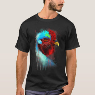 Camiseta Arte De Lâmina De Água Desenhada À Mão - Cor De Co