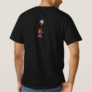 Camiseta Arte de Lata de Tinta Color Splash