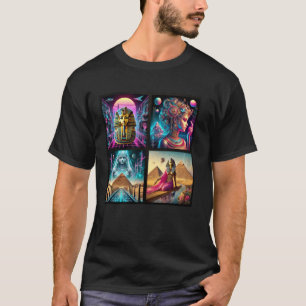 Camiseta Arte de latão de engrenagens mecânicas Osíris Stea