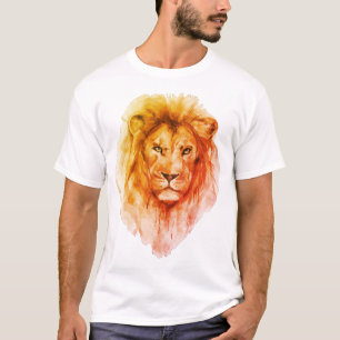 Camiseta Arte de Leão de Água