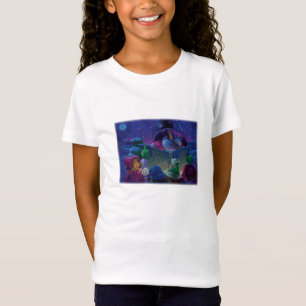 Camiseta Arte de Leitura do Wintertime Snowman