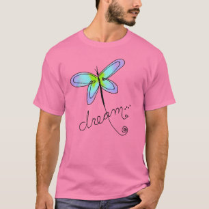 Camiseta Arte de Libélula Sonhada para Vestir