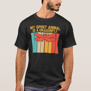 Camiseta Arte de Libélula Vintage para Homens e Mulheres In