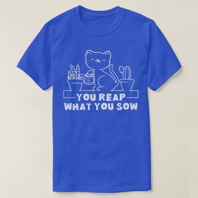 Camiseta Arte de linha de Cat Engraçado (Frente do Design)
