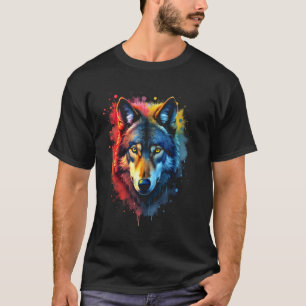 Camiseta Arte de lobo