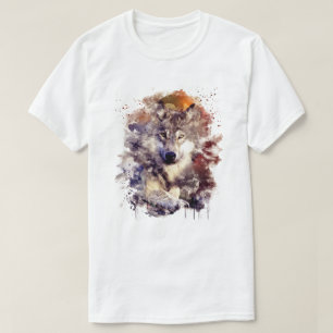 Camiseta Arte de Lobo