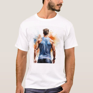 Camiseta Arte de Malhação Negrito - Ginástica e Decoração M