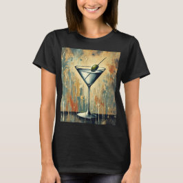 Camiseta Arte de Martini em Mídia Mista do Meio do Século