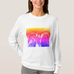Camiseta Arte de moda de gelo e sol de inverno