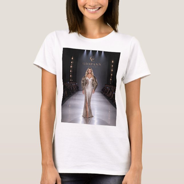 Camiseta Arte de Moda de Luxo (Frente)