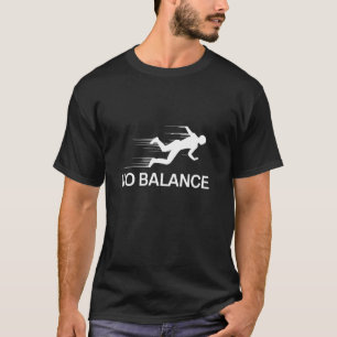 Camiseta Arte de Movimento de Figura Correndo sem Equilíbri