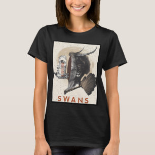 Camiseta Arte de Música dos Swans