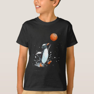 Camiseta Arte de Natureza Splash de Pinguim Sketll Sketll A