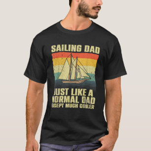 Camiseta Arte De Navegação Engraçada Para Pais Que Velejam 