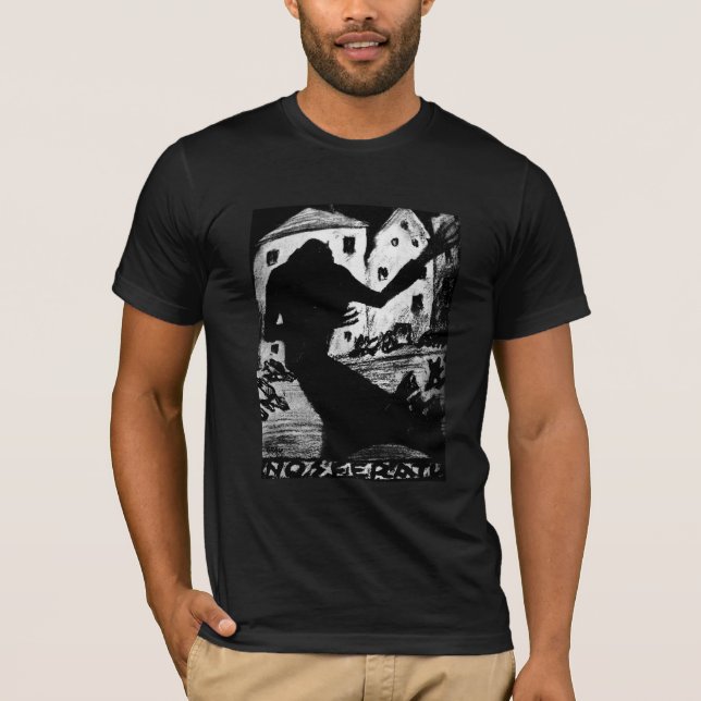 Camiseta Arte de Nosferatu Albin Grau (Frente)