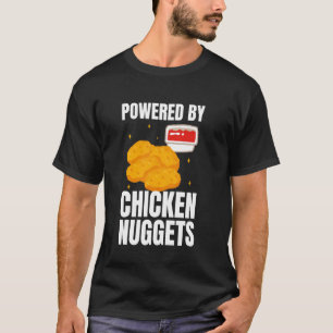 Camiseta Arte de Nuggets de Frango Legal Para Homens Mulher