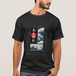 Camiseta Arte de Onda Tradicional