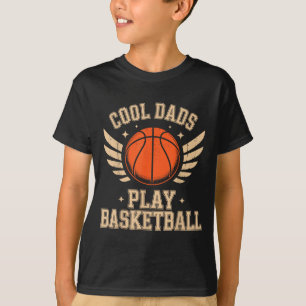 Camiseta Arte de Pais Legais Jogam Basquete