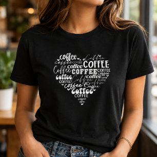 Camiseta Arte de Palavras Amante de Café