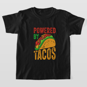 Camiseta Arte de palavras de poder taco engraçado