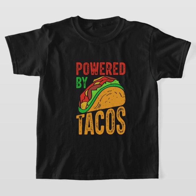 Camiseta Arte de palavras de poder taco engraçado (Postura )
