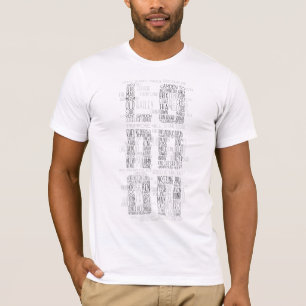 Camiseta Arte de Palavras Tipográfica em Londres