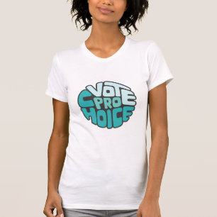 Camiseta Arte de Palavras Voto Pro Escolha