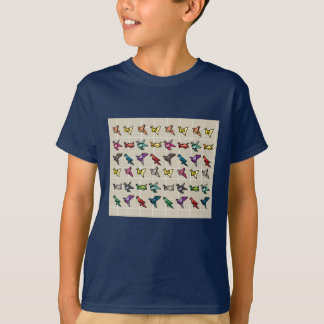 Camiseta Arte de papel dobrável