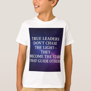 Camiseta Arte de Parede de Citação em Estrelas Inspiradoras