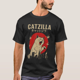 Camiseta Arte de Paródia de Invasão da Cidade dos Monstros 