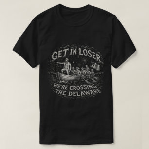Camiseta Arte de Paródia Meme George Washington Delaware