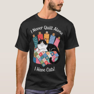 Camiseta Arte de Patchwork Divertida para Costureira de Col