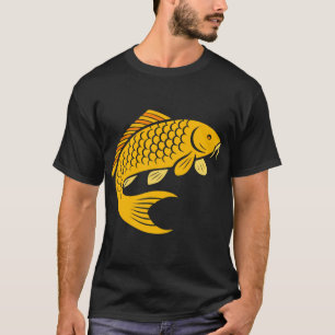 Camiseta Arte de Peixe Dourado – Ilustração Decorativa La