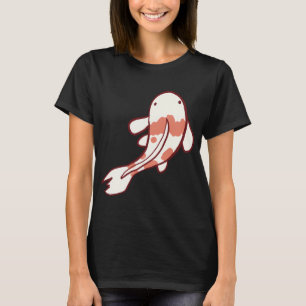 Camiseta arte de peixe koi