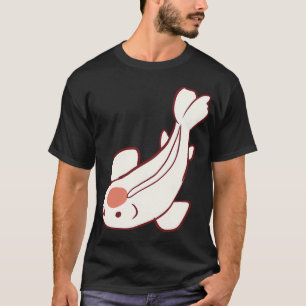 Camiseta arte de peixe koi
