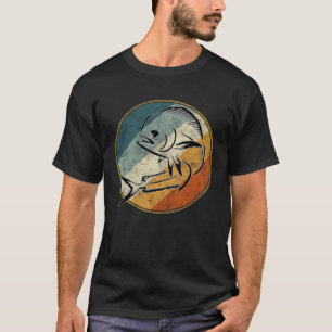 Camiseta Arte de Peixe Mahi Mahi Dolphinfish Caça ao Cavala